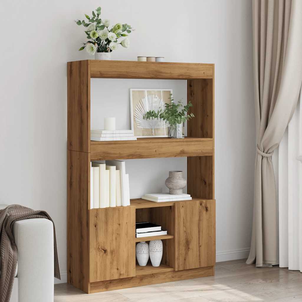 vidaXL Dulap înalt, stejar artizanal,92x33x140 cm, lemn prelucrat vidaXL Dulap înalt, stejar artizanal,92x33x140 cm, lemn prelucrat