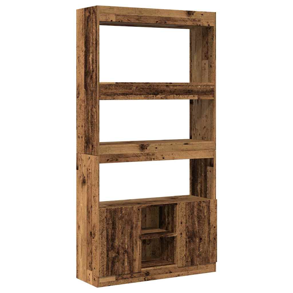vidaXL Dulap înalt, lemn vechi, 92x33x180 cm, lemn prelucrat vidaXL Dulap înalt, lemn vechi, 92x33x180 cm, lemn prelucrat