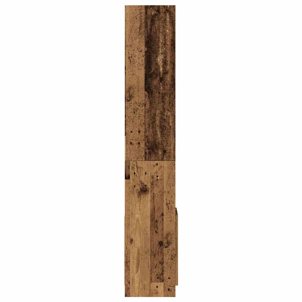 vidaXL Dulap înalt, lemn vechi, 92x33x180 cm, lemn prelucrat vidaXL Dulap înalt, lemn vechi, 92x33x180 cm, lemn prelucrat