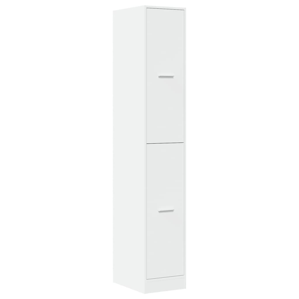 vidaXL Dulap de farmacie, alb, 30x41x174,5 cm, lemn prelucrat vidaXL Dulap de farmacie, alb, 30x41x174,5 cm, lemn prelucrat