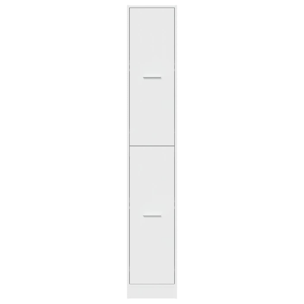 vidaXL Dulap de farmacie, alb, 30x41x174,5 cm, lemn prelucrat vidaXL Dulap de farmacie, alb, 30x41x174,5 cm, lemn prelucrat