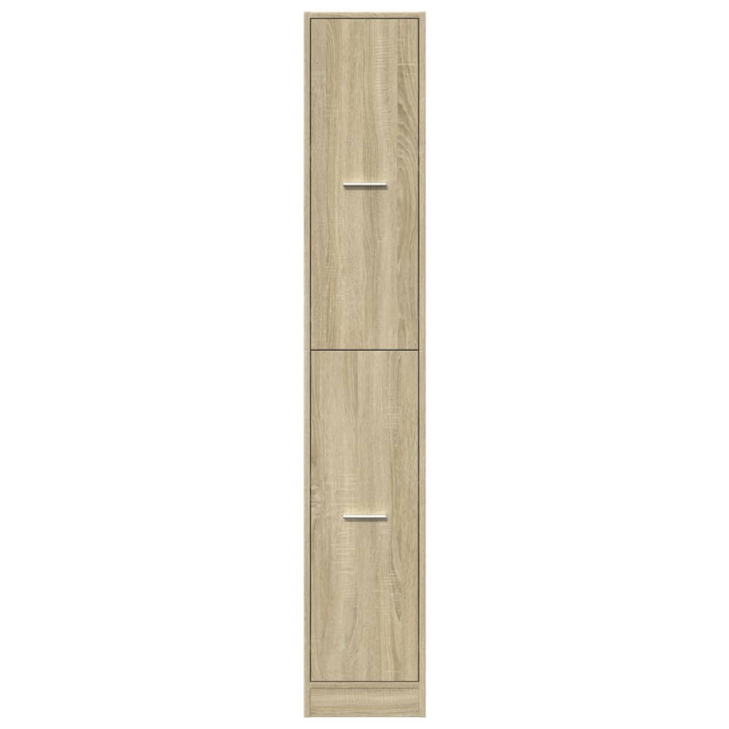 vidaXL Dulap de farmacie, stejar sonoma, 30x41x174,5 cm lemn prelucrat vidaXL Dulap de farmacie, stejar sonoma, 30x41x174,5 cm lemn prelucrat
