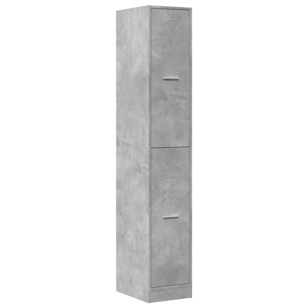 vidaXL Dulap de farmacie, gri beton, 30x41x174,5 cm, lemn prelucrat vidaXL Dulap de farmacie, gri beton, 30x41x174,5 cm, lemn prelucrat