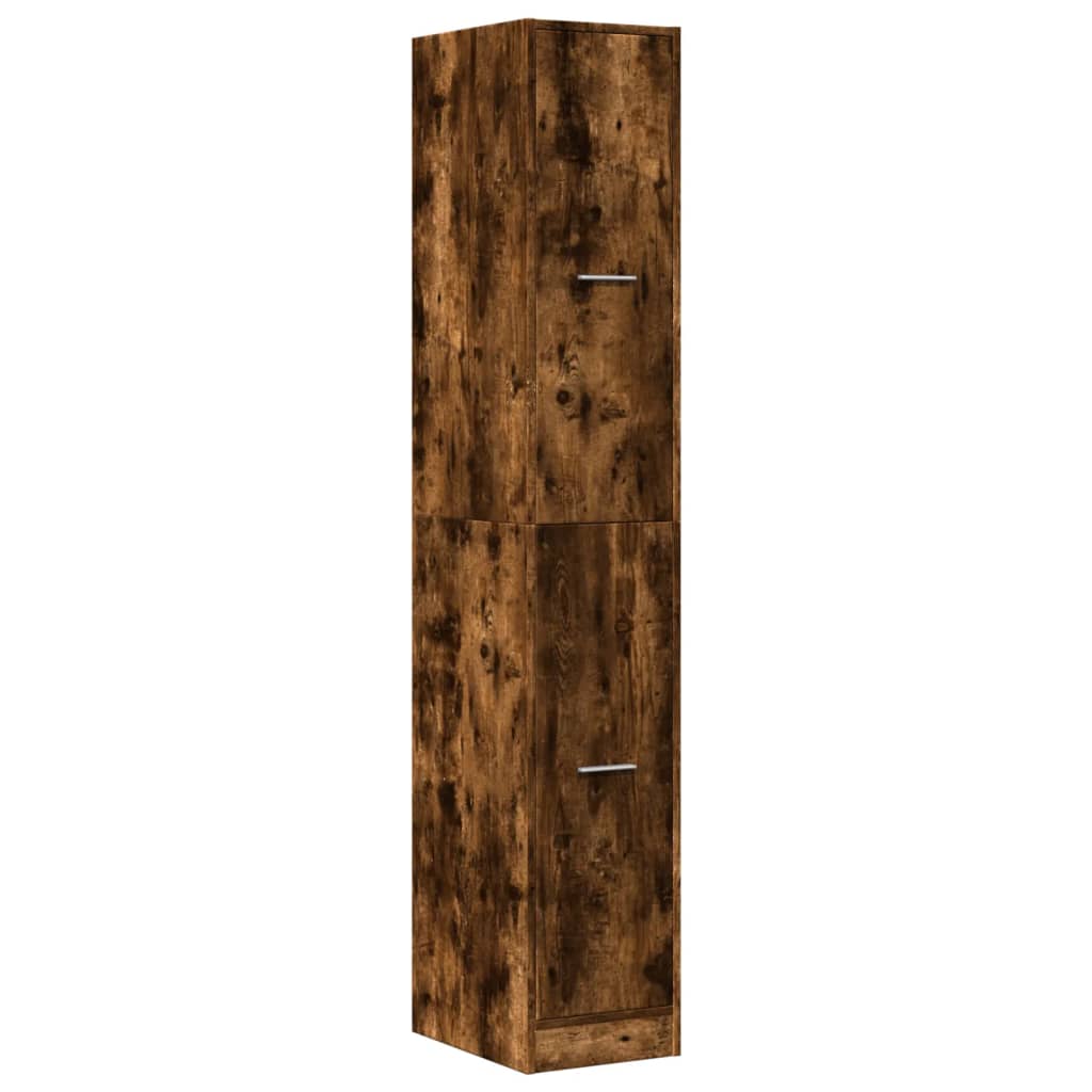 vidaXL Dulap de farmacie stejar fumuriu, 30x41x174,5cm, lemn prelucrat vidaXL Dulap de farmacie stejar fumuriu, 30x41x174,5cm, lemn prelucrat