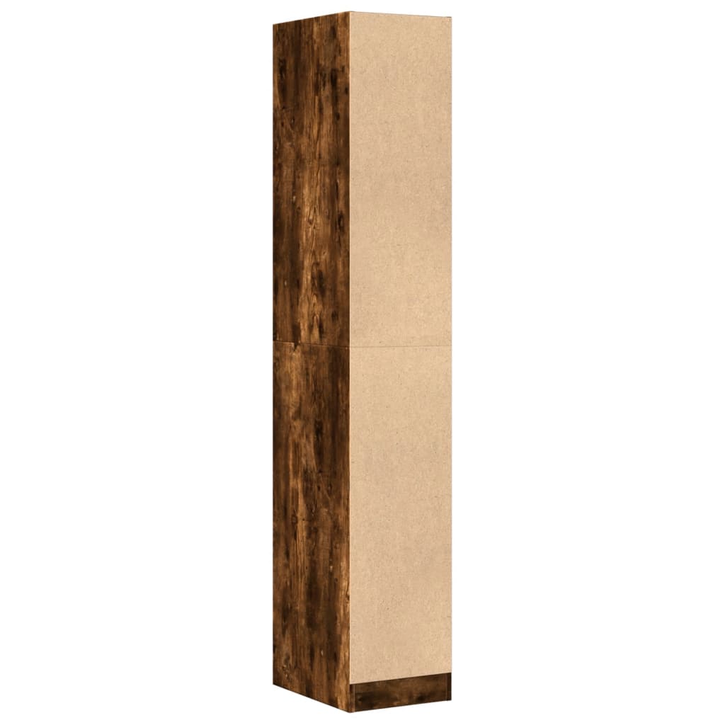 vidaXL Dulap de farmacie stejar fumuriu, 30x41x174,5cm, lemn prelucrat vidaXL Dulap de farmacie stejar fumuriu, 30x41x174,5cm, lemn prelucrat