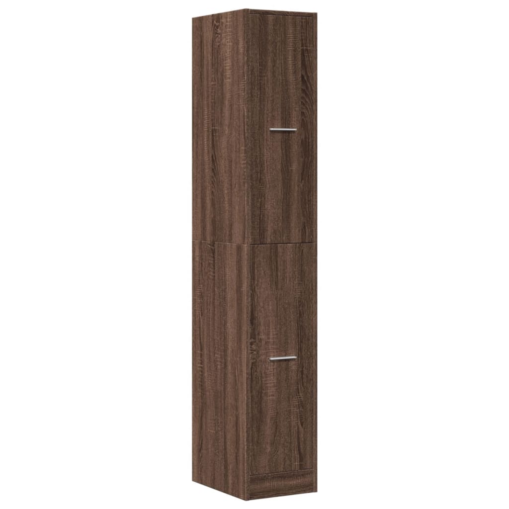 vidaXL Dulap de farmacie, stejar maro, 30x41x174,5 cm, lemn prelucrat