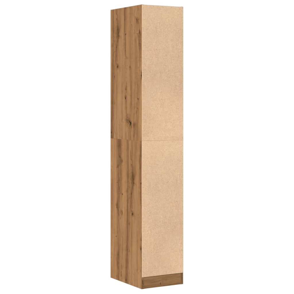 vidaXL Dulap farmacie, stejar artizanal, 30x41x174,5cm, lemn prelucrat