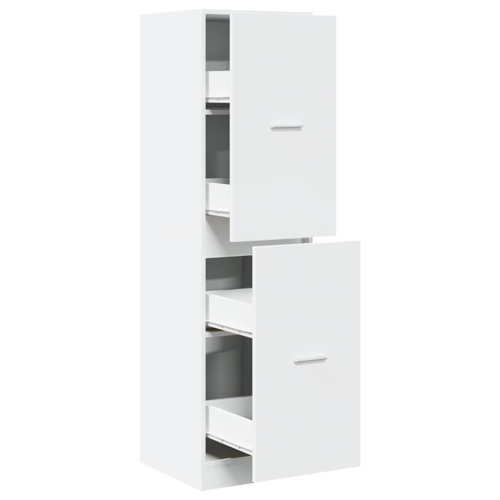 vidaXL Dulap de farmacie, alb, 40x41x144,5 cm, lemn prelucrat vidaXL Dulap de farmacie, alb, 40x41x144,5 cm, lemn prelucrat