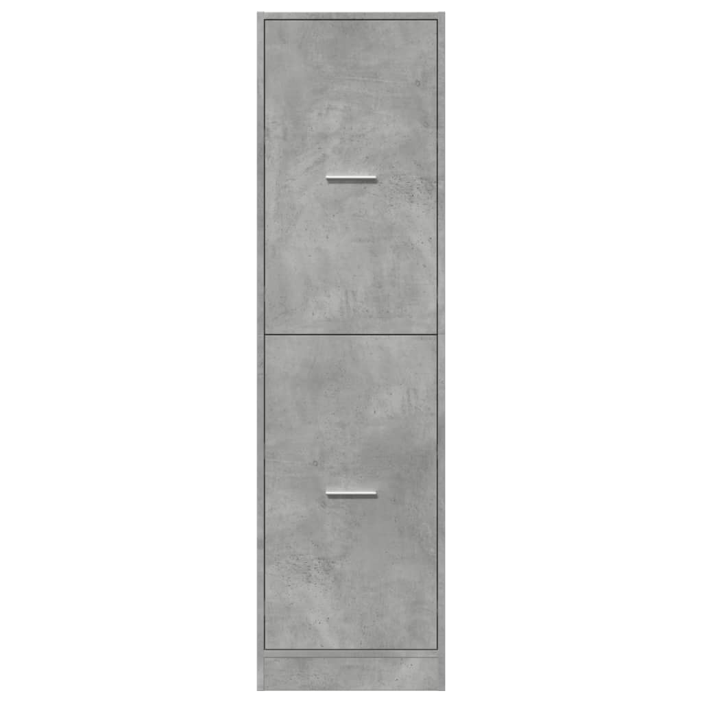 vidaXL Dulap de farmacie, gri beton, 40x41x144,5 cm, lemn prelucrat vidaXL Dulap de farmacie, gri beton, 40x41x144,5 cm, lemn prelucrat