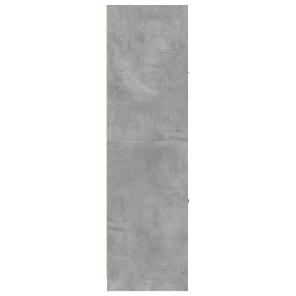 vidaXL Dulap de farmacie, gri beton, 40x41x144,5 cm, lemn prelucrat vidaXL Dulap de farmacie, gri beton, 40x41x144,5 cm, lemn prelucrat