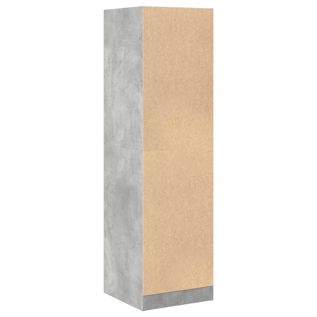 vidaXL Dulap de farmacie, gri beton, 40x41x144,5 cm, lemn prelucrat vidaXL Dulap de farmacie, gri beton, 40x41x144,5 cm, lemn prelucrat