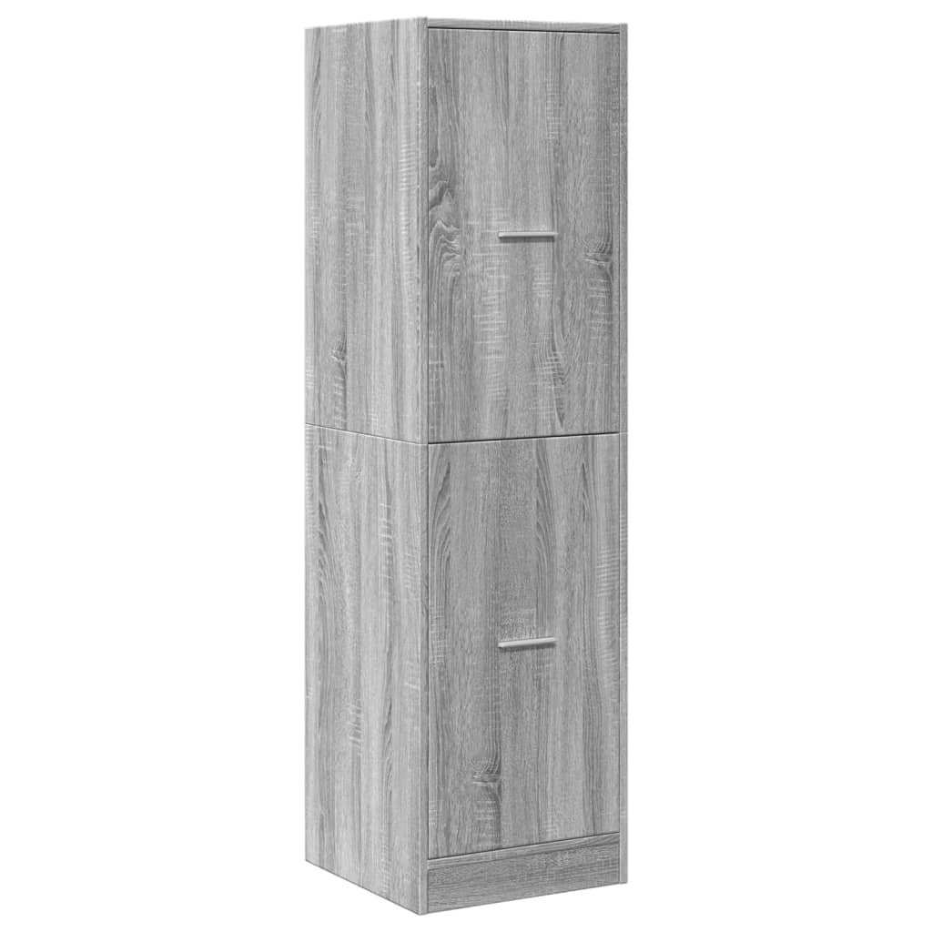 vidaXL Dulap de farmacie, sonoma gri, 40x41x144,5 cm, lemn prelucrat vidaXL Dulap de farmacie, sonoma gri, 40x41x144,5 cm, lemn prelucrat