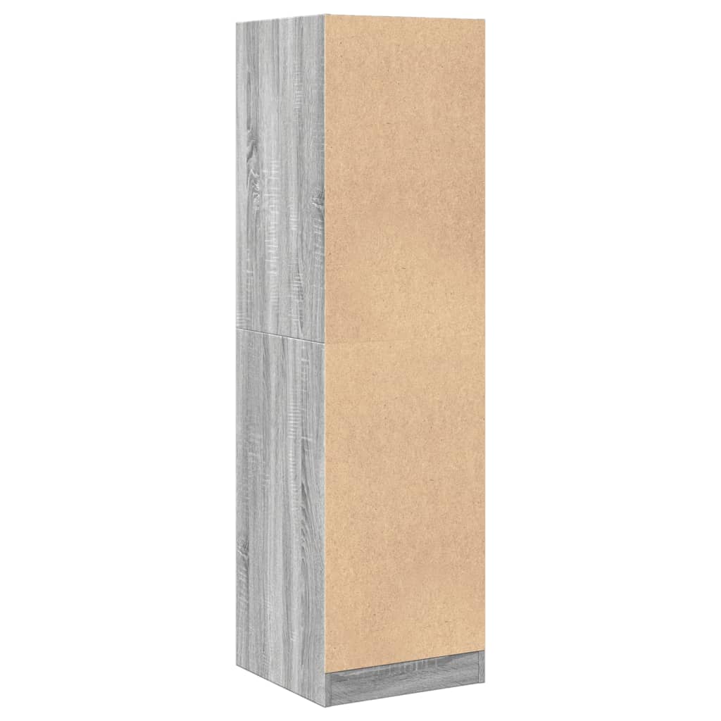 vidaXL Dulap de farmacie, sonoma gri, 40x41x144,5 cm, lemn prelucrat vidaXL Dulap de farmacie, sonoma gri, 40x41x144,5 cm, lemn prelucrat