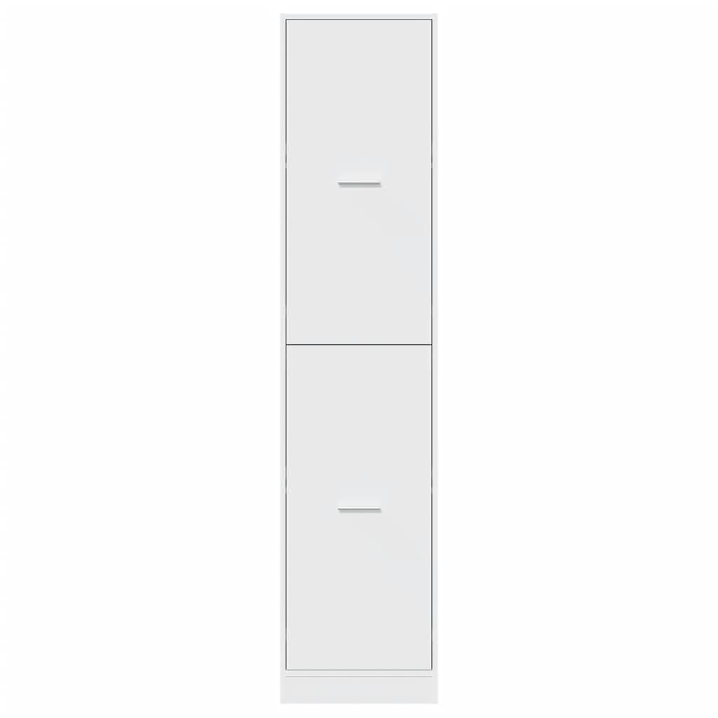 vidaXL Dulap de farmacie, alb, 40x41x174,5 cm, lemn prelucrat vidaXL Dulap de farmacie, alb, 40x41x174,5 cm, lemn prelucrat