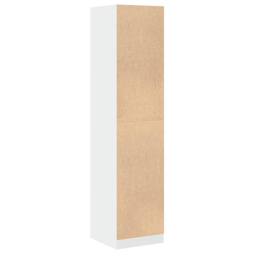 vidaXL Dulap de farmacie, alb, 40x41x174,5 cm, lemn prelucrat vidaXL Dulap de farmacie, alb, 40x41x174,5 cm, lemn prelucrat