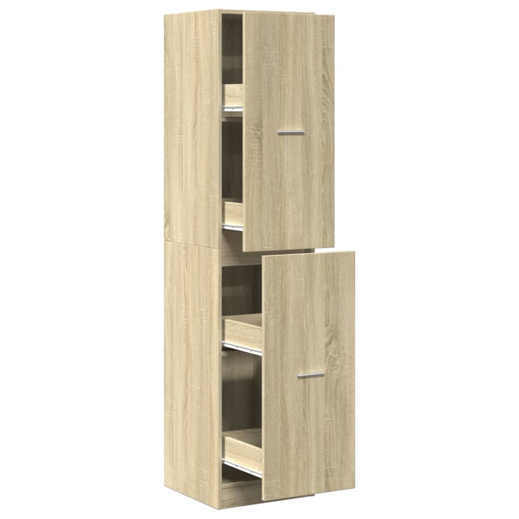 vidaXL Dulap de farmacie, stejar sonoma, 40x41x174,5 cm lemn prelucrat