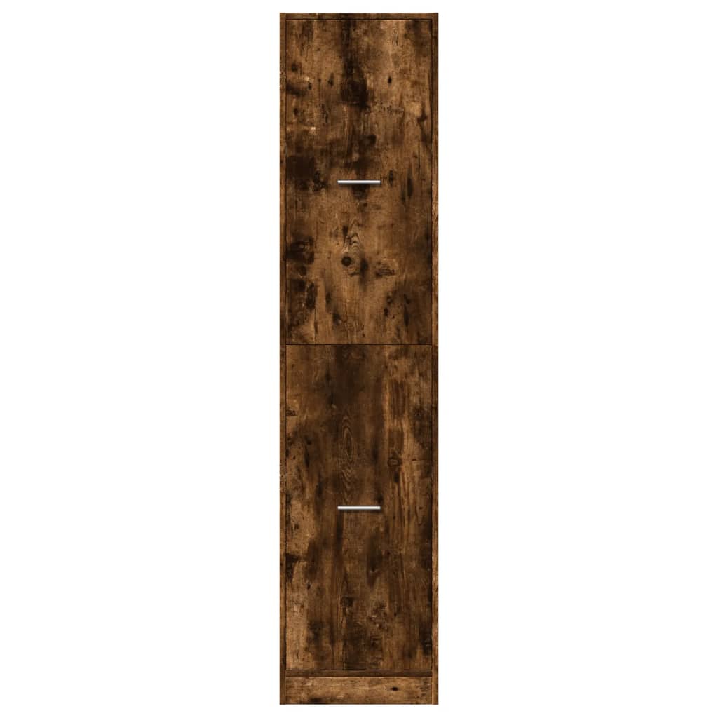 vidaXL Dulap de farmacie stejar fumuriu, 40x41x174,5cm, lemn prelucrat vidaXL Dulap de farmacie stejar fumuriu, 40x41x174,5cm, lemn prelucrat