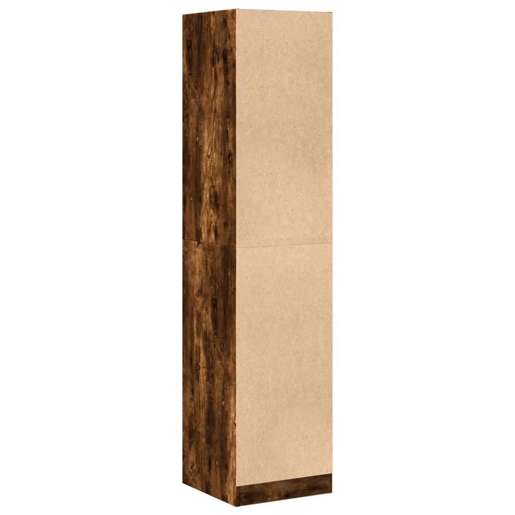 vidaXL Dulap de farmacie stejar fumuriu, 40x41x174,5cm, lemn prelucrat vidaXL Dulap de farmacie stejar fumuriu, 40x41x174,5cm, lemn prelucrat