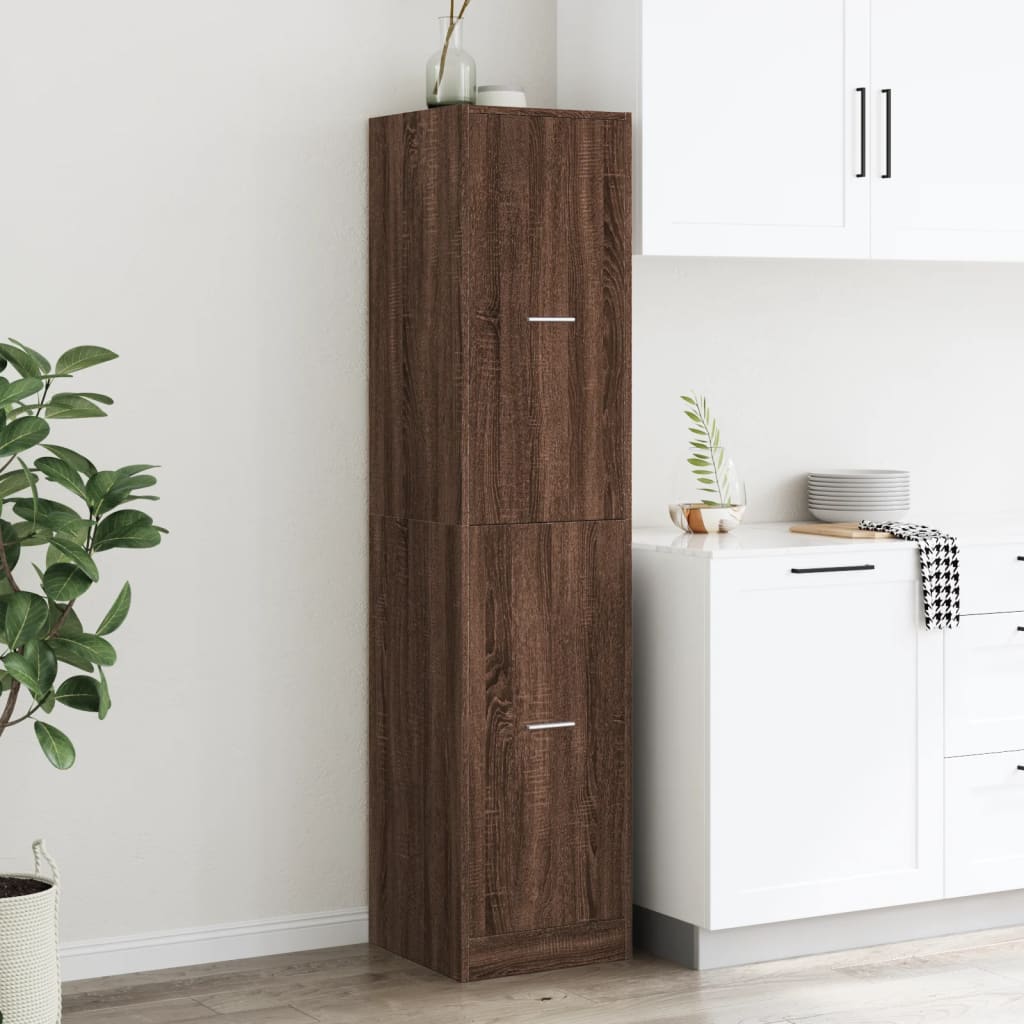 vidaXL Dulap de farmacie, stejar maro, 40x41x174,5 cm, lemn prelucrat vidaXL Dulap de farmacie, stejar maro, 40x41x174,5 cm, lemn prelucrat