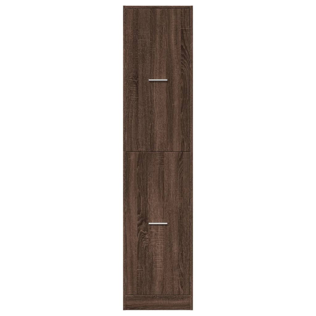 vidaXL Dulap de farmacie, stejar maro, 40x41x174,5 cm, lemn prelucrat vidaXL Dulap de farmacie, stejar maro, 40x41x174,5 cm, lemn prelucrat