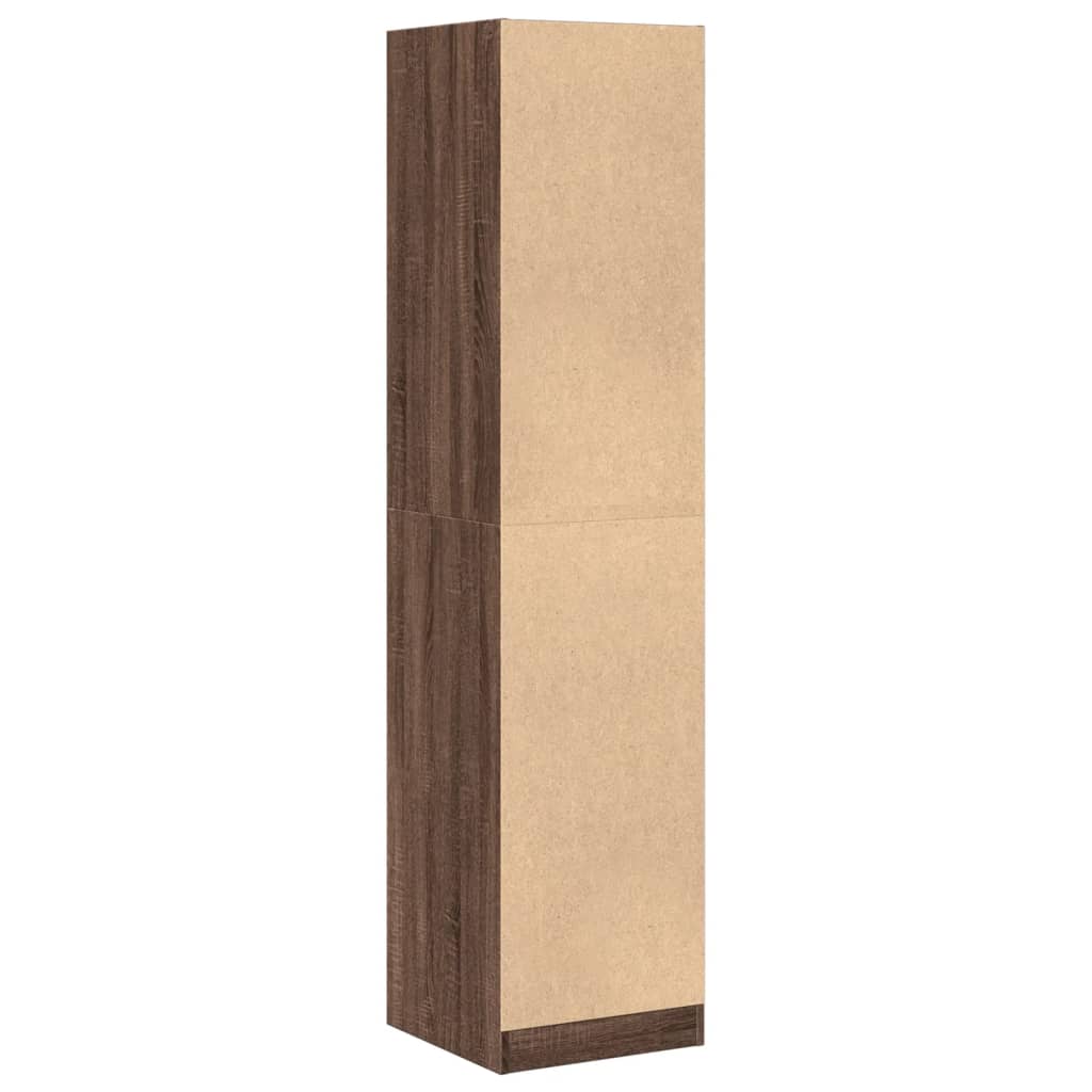 vidaXL Dulap de farmacie, stejar maro, 40x41x174,5 cm, lemn prelucrat vidaXL Dulap de farmacie, stejar maro, 40x41x174,5 cm, lemn prelucrat