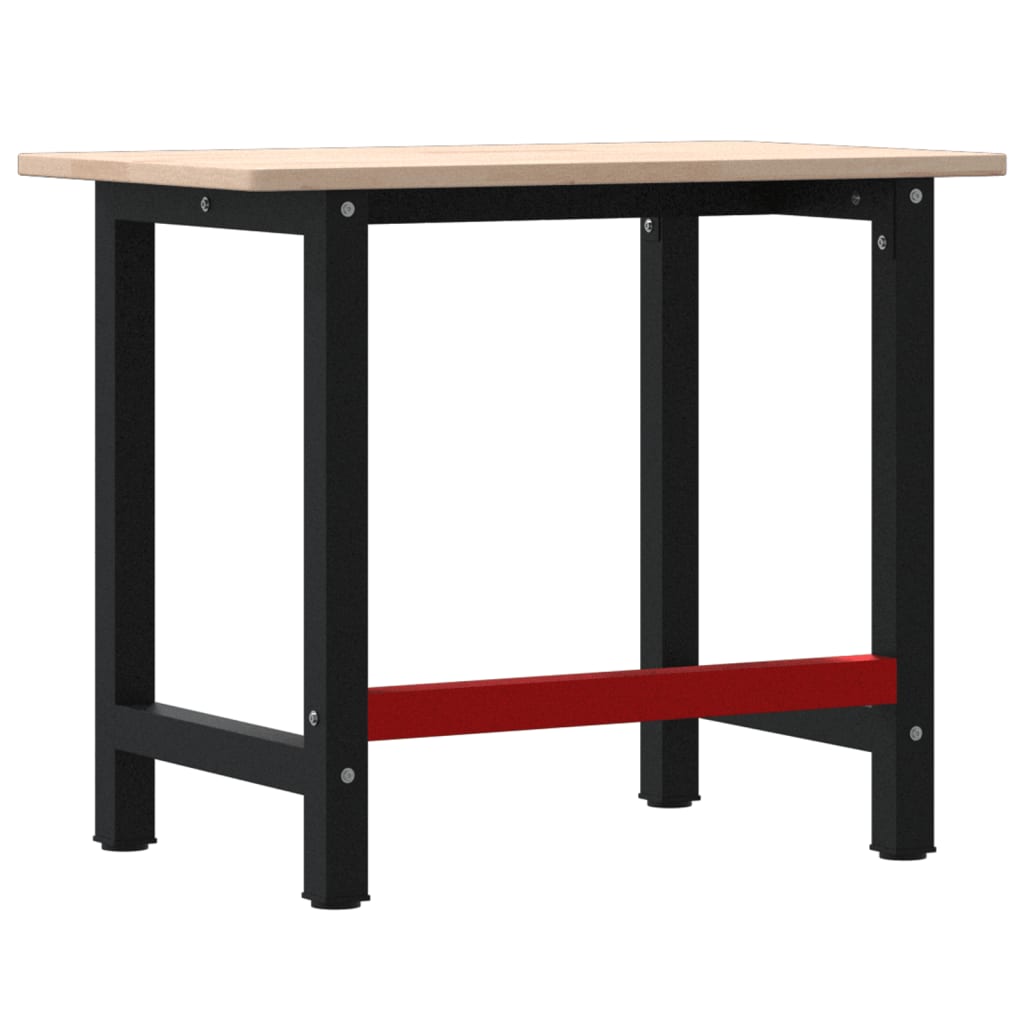 vidaXL Banc de lucru 100x60x81,5 cm lemn masiv stejar, dreptunghiular vidaXL Banc de lucru 100x60x81,5 cm lemn masiv stejar, dreptunghiular