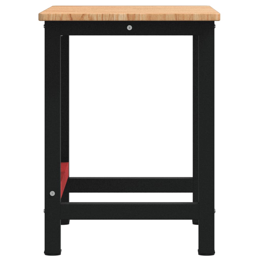 vidaXL Banc lucru maro 100x60x81,5 cm lemn masiv stejar dreptunghi vidaXL Banc lucru maro 100x60x81,5 cm lemn masiv stejar dreptunghi