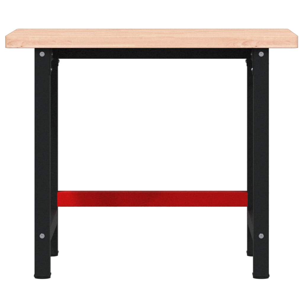 vidaXL Banc de lucru 100x60x83 cm lemn masiv fag, dreptunghiular vidaXL Banc de lucru 100x60x83 cm lemn masiv fag, dreptunghiular