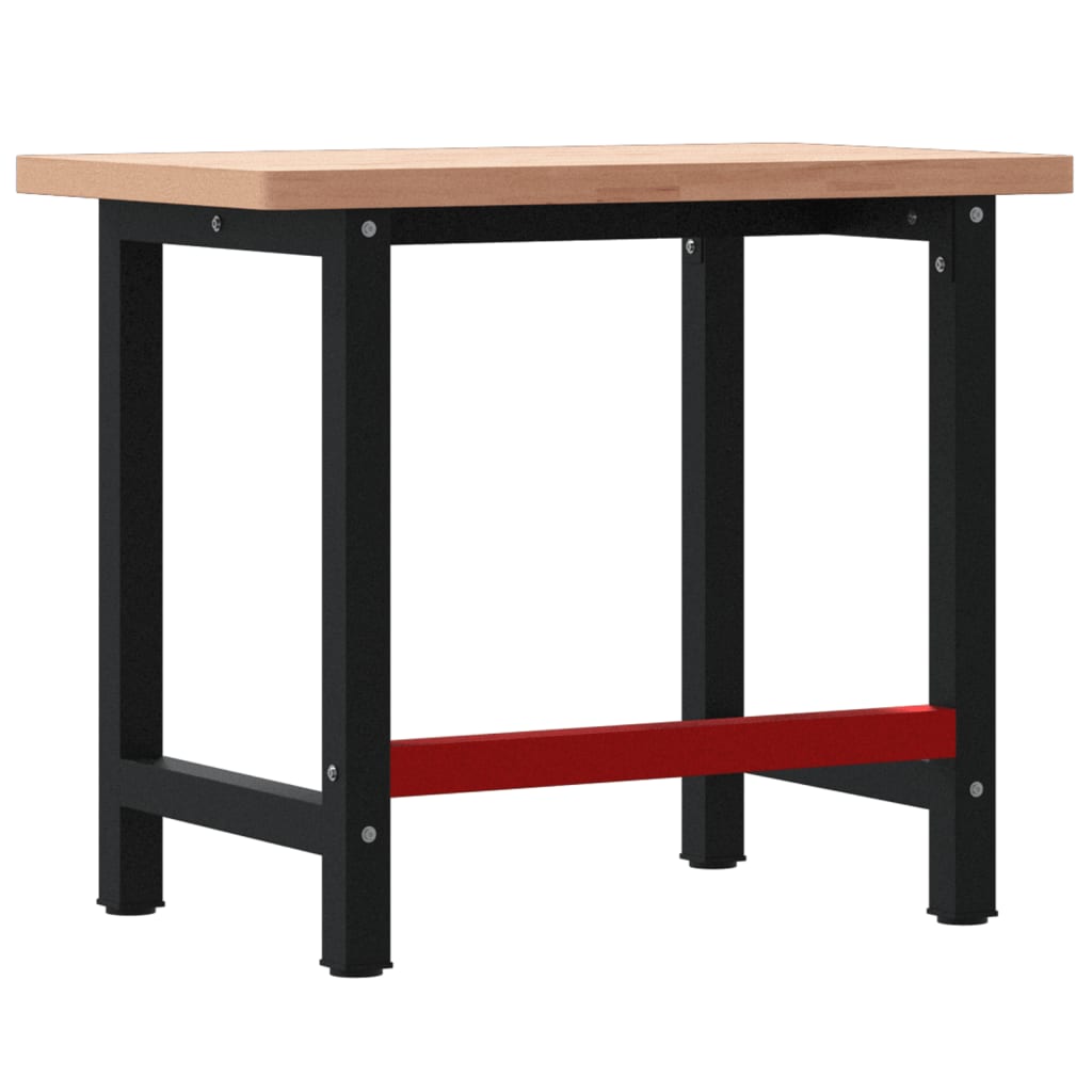 vidaXL Banc de lucru 100x60x83 cm lemn masiv fag, dreptunghiular vidaXL Banc de lucru 100x60x83 cm lemn masiv fag, dreptunghiular