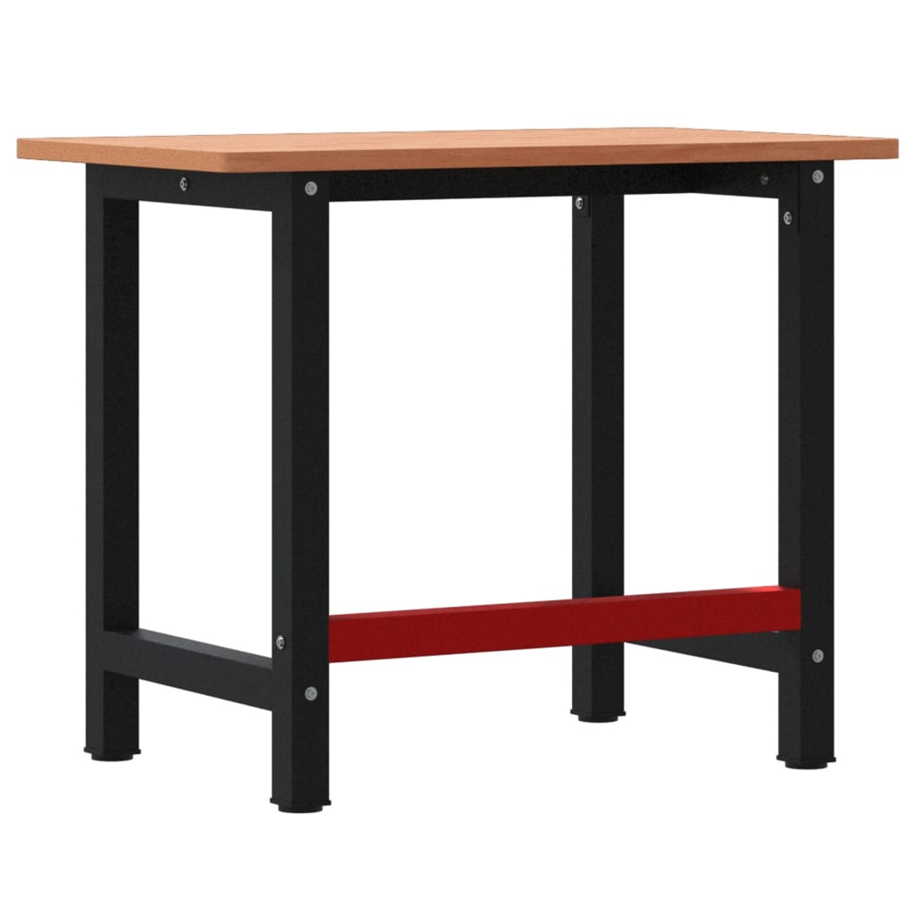 vidaXL Banc de lucru 100x60x81,5 cm lemn masiv fag, dreptunghiular vidaXL Banc de lucru 100x60x81,5 cm lemn masiv fag, dreptunghiular