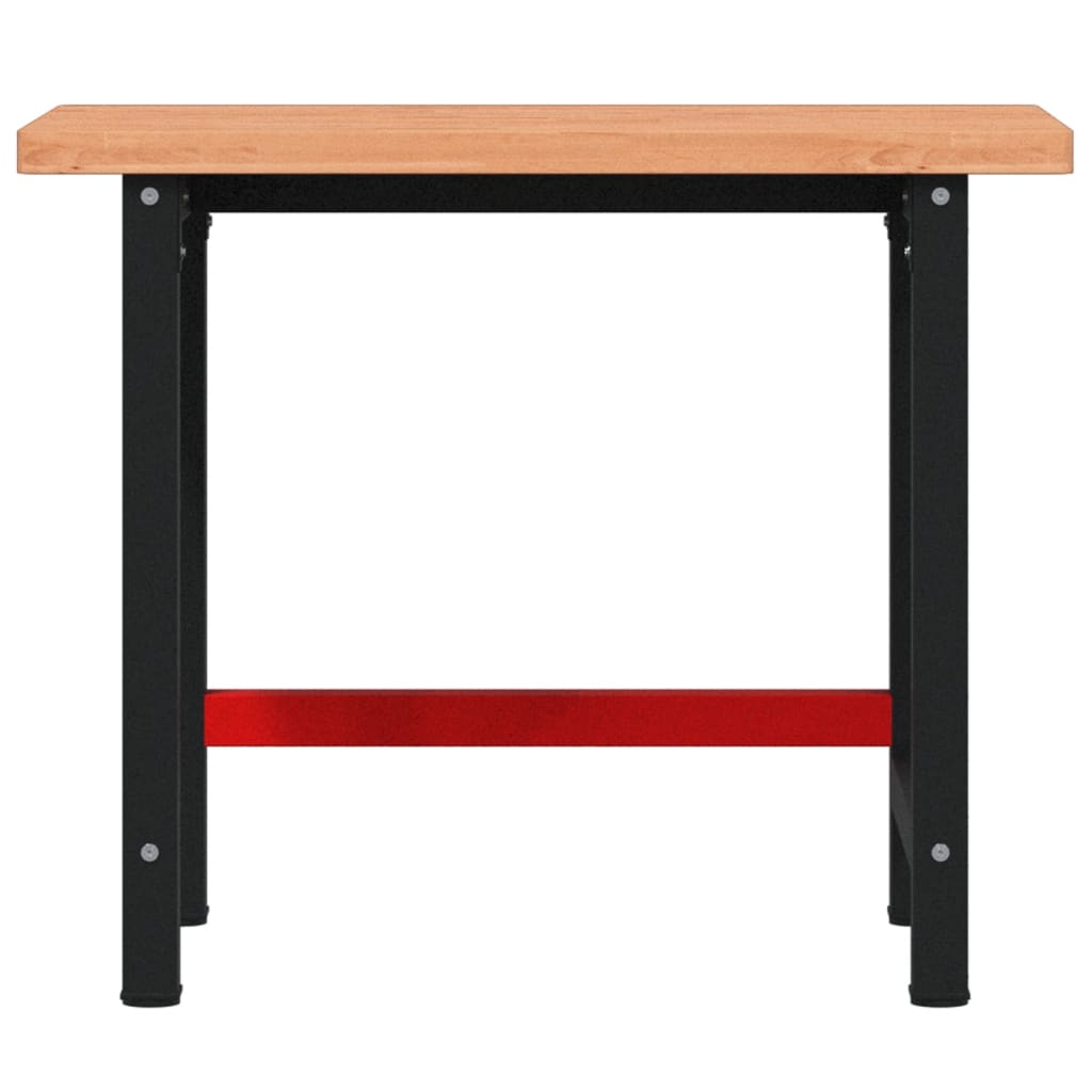 vidaXL Banc de lucru 100x60x83 cm lemn masiv fag, dreptunghiular vidaXL Banc de lucru 100x60x83 cm lemn masiv fag, dreptunghiular