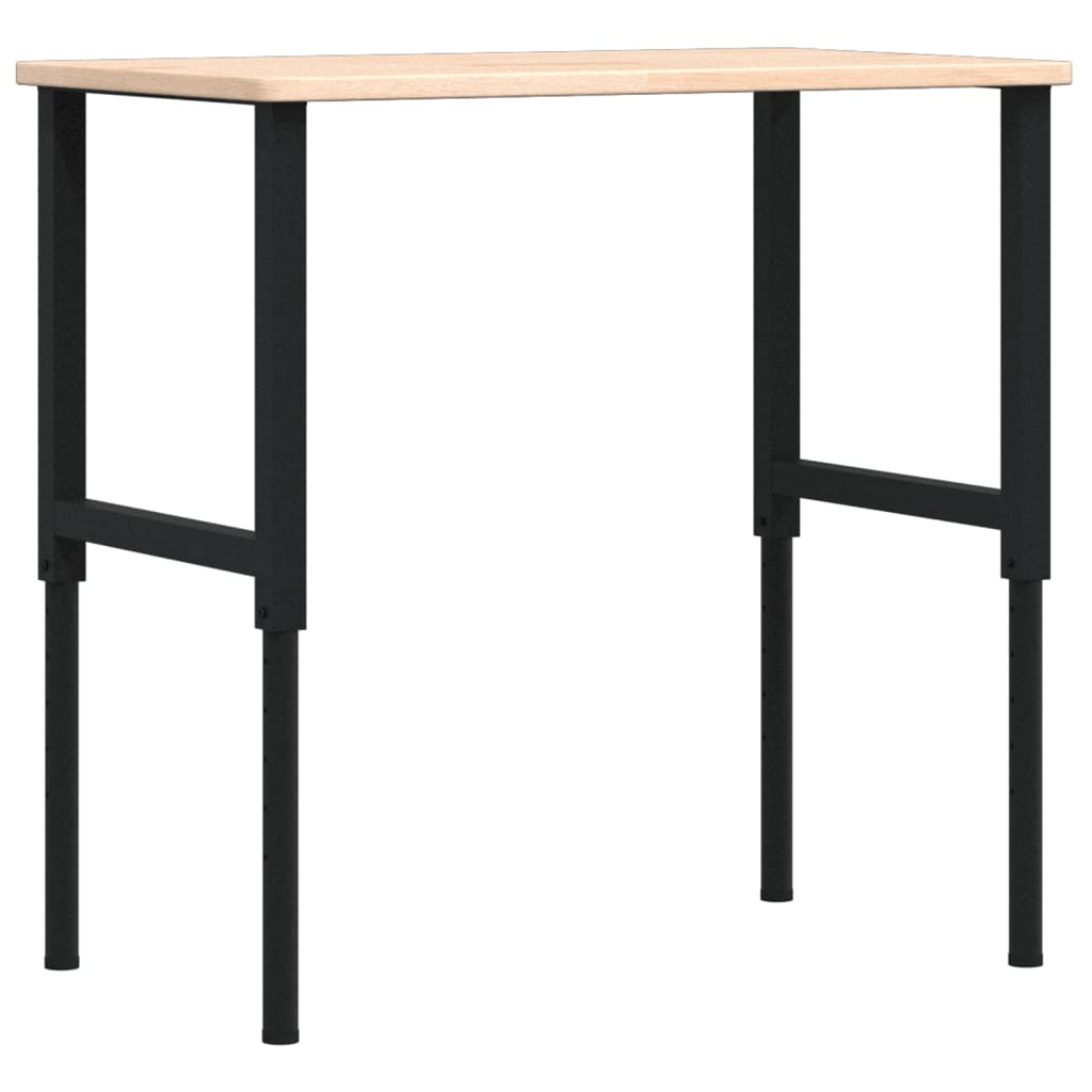 vidaXL Banc lucru 100x60x(71,5-98) cm lemn masiv stejar dreptunghiular