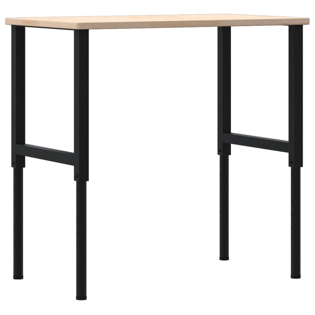 vidaXL Banc lucru 100x60x(71,5-98) cm lemn masiv stejar dreptunghiular