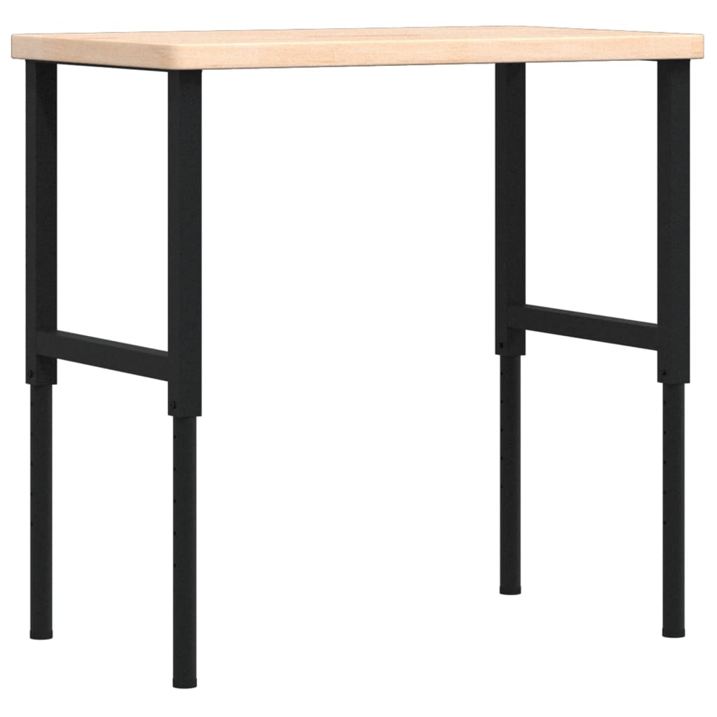 vidaXL Banc lucru 100x60x(73-99,5) cm lemn masiv stejar dreptunghiular vidaXL Banc lucru 100x60x(73-99,5) cm lemn masiv stejar dreptunghiular