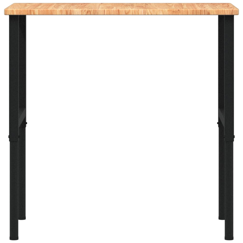 vidaXL Banc lucru maro 100x60x(71,5-98)cm lemn masiv stejar dreptunghi