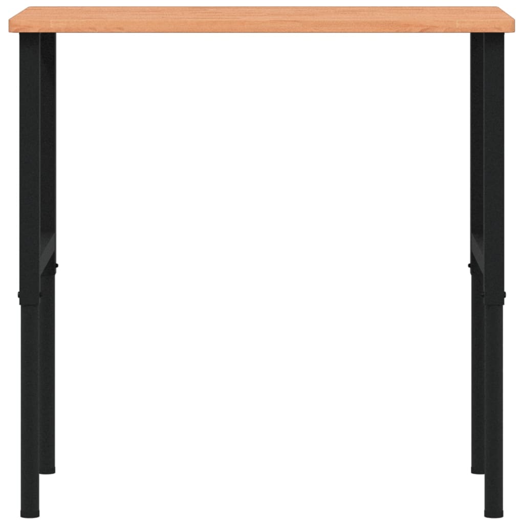 vidaXL Banc lucru 100x60x(71,5-98) cm lemn masiv fag, dreptunghiular