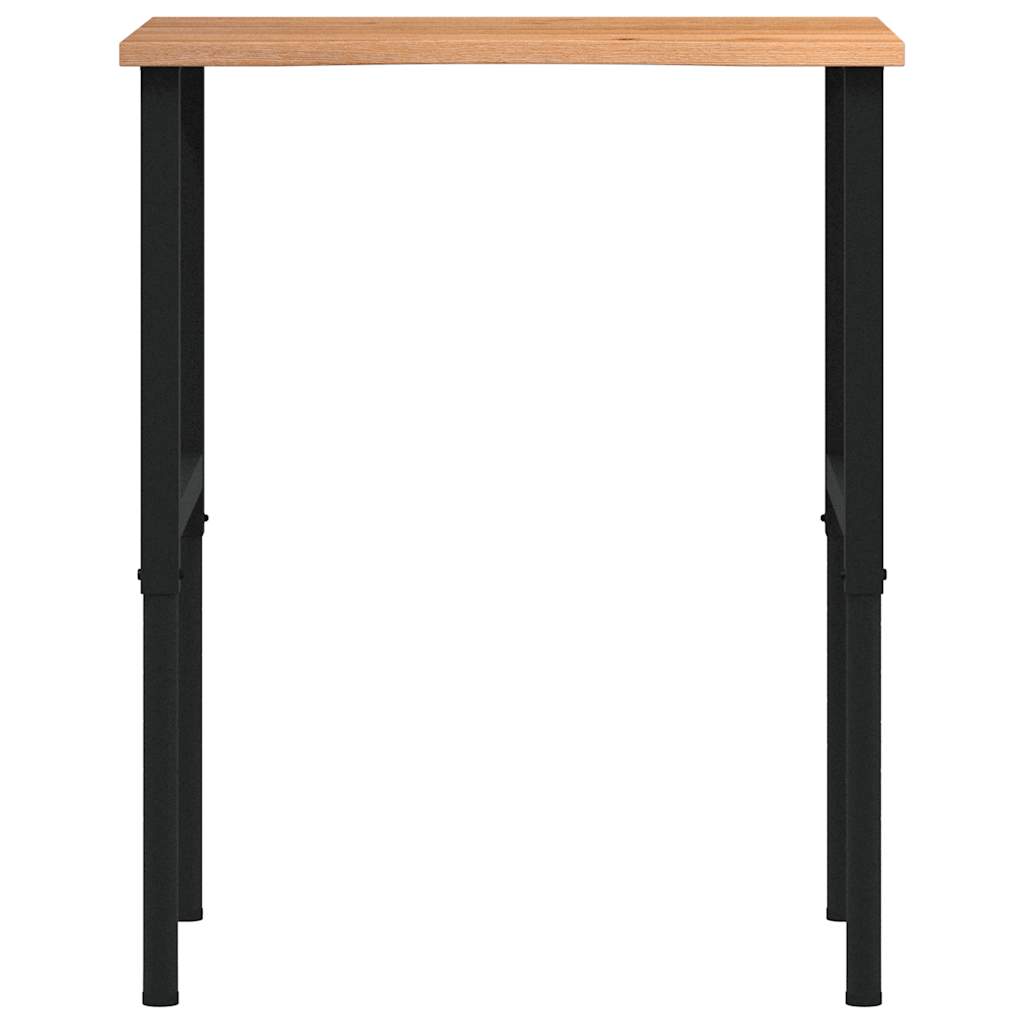 vidaXL Banc lucru maro 80x60x(71,5-98) cm lemn masiv stejar vidaXL Banc lucru maro 80x60x(71,5-98) cm lemn masiv stejar