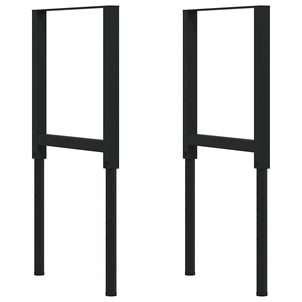 vidaXL Banc lucru maro 100x60x(71,5-98)cm lemn masiv stejar