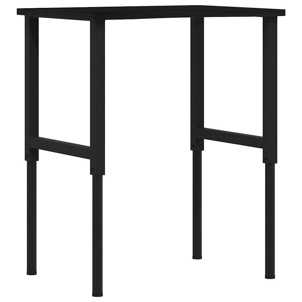 vidaXL Banc lucru maro 80x60x(71,5-98) cm lemn masiv stejar vidaXL Banc lucru maro 80x60x(71,5-98) cm lemn masiv stejar