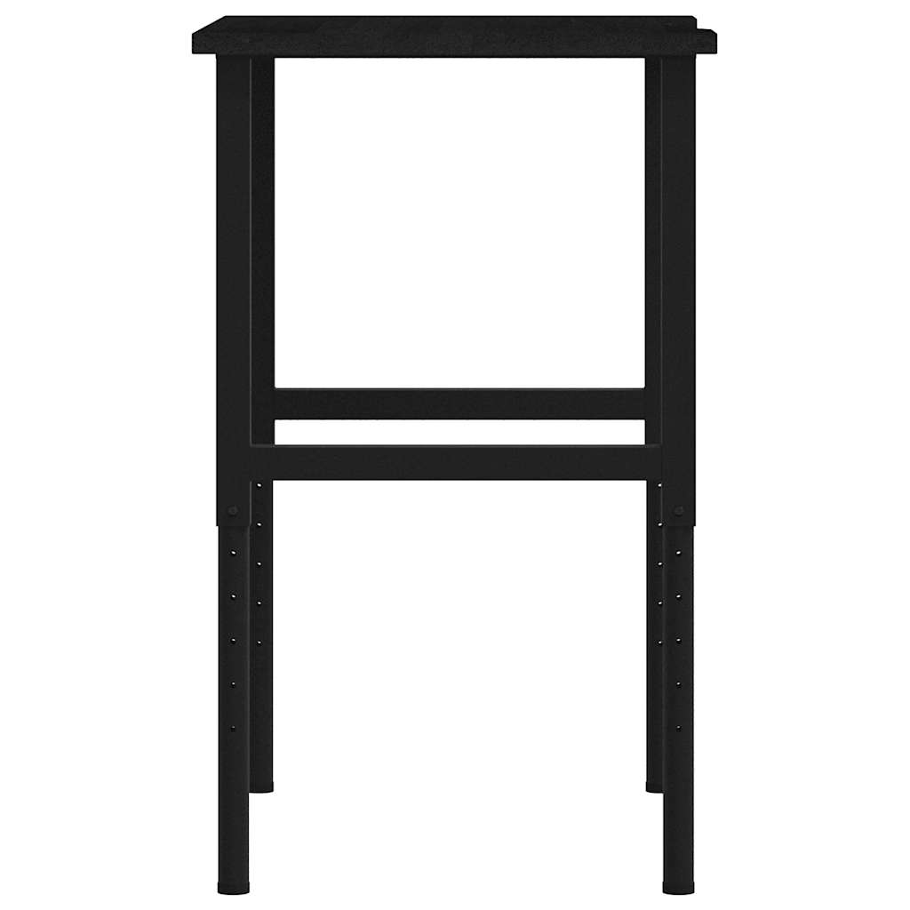 vidaXL Banc lucru maro 80x60x(71,5-98) cm lemn masiv stejar vidaXL Banc lucru maro 80x60x(71,5-98) cm lemn masiv stejar