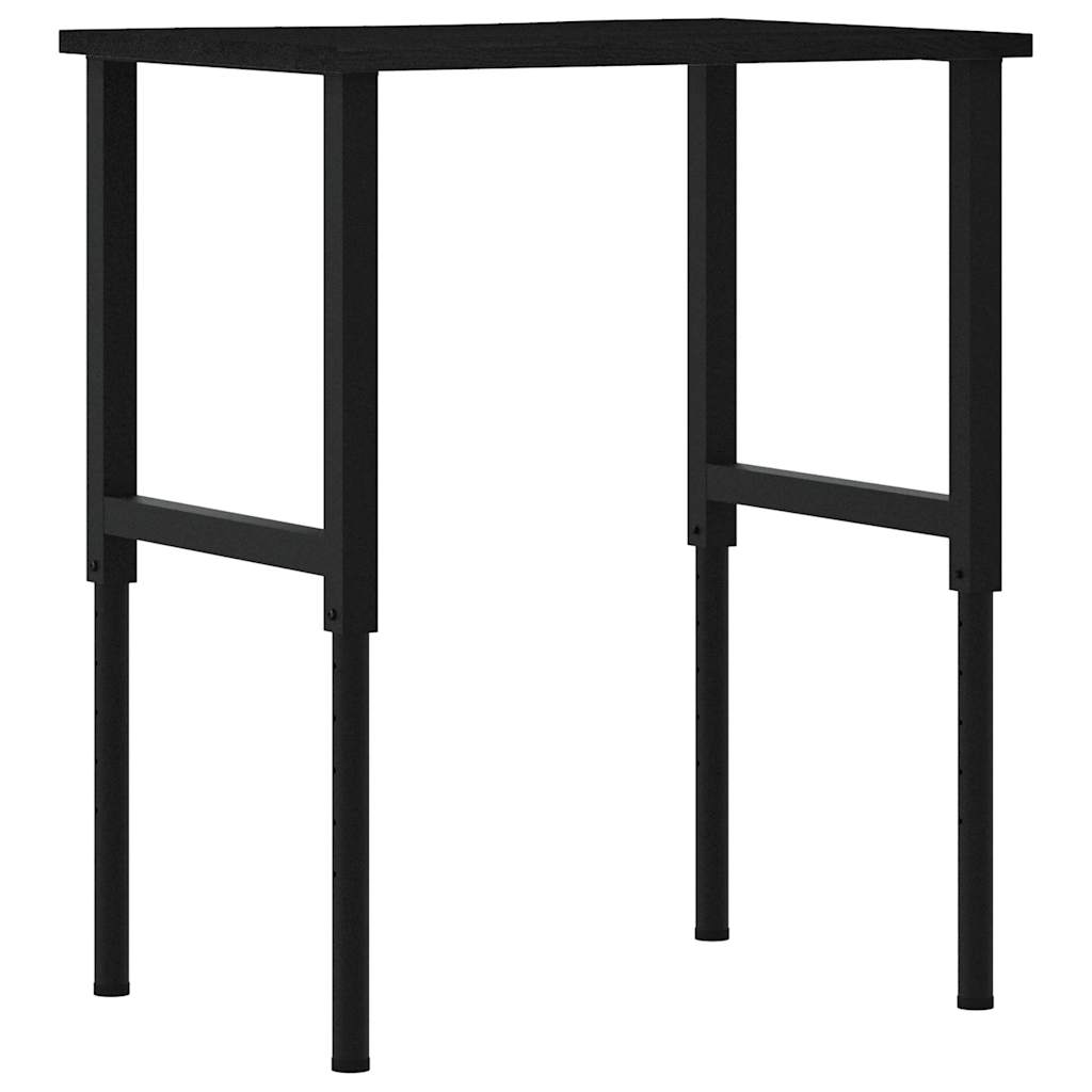 vidaXL Banc lucru maro 80x60x(71,5-98) cm lemn masiv stejar vidaXL Banc lucru maro 80x60x(71,5-98) cm lemn masiv stejar