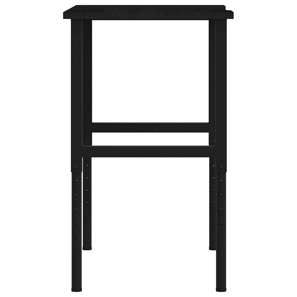 vidaXL Banc lucru maro 100x60x(71,5-98) cm lemn masiv stejar vidaXL Banc lucru maro 100x60x(71,5-98) cm lemn masiv stejar