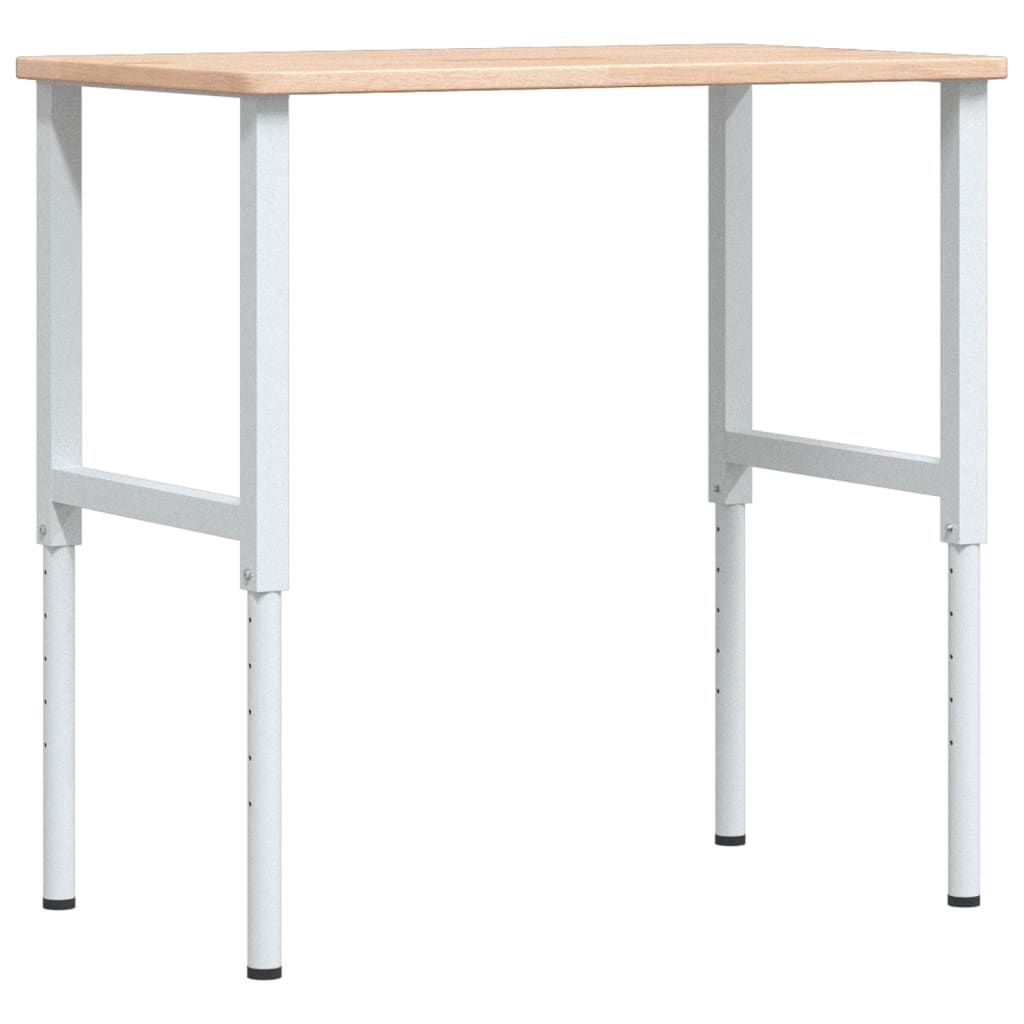 vidaXL Banc lucru 100x60x(71,5-98) cm lemn masiv stejar dreptunghiular vidaXL Banc lucru 100x60x(71,5-98) cm lemn masiv stejar dreptunghiular