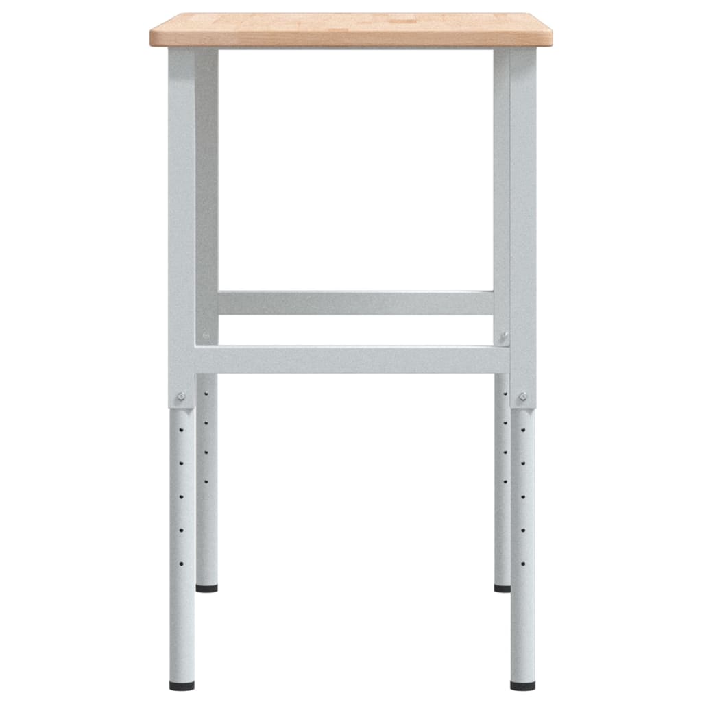 vidaXL Banc lucru 100x60x(71,5-98) cm lemn masiv stejar dreptunghiular vidaXL Banc lucru 100x60x(71,5-98) cm lemn masiv stejar dreptunghiular