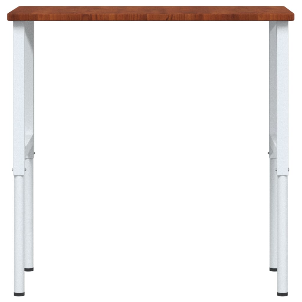 vidaXL Banc lucru maro 100x60x(71,5-98)cm lemn masiv stejar dreptunghi