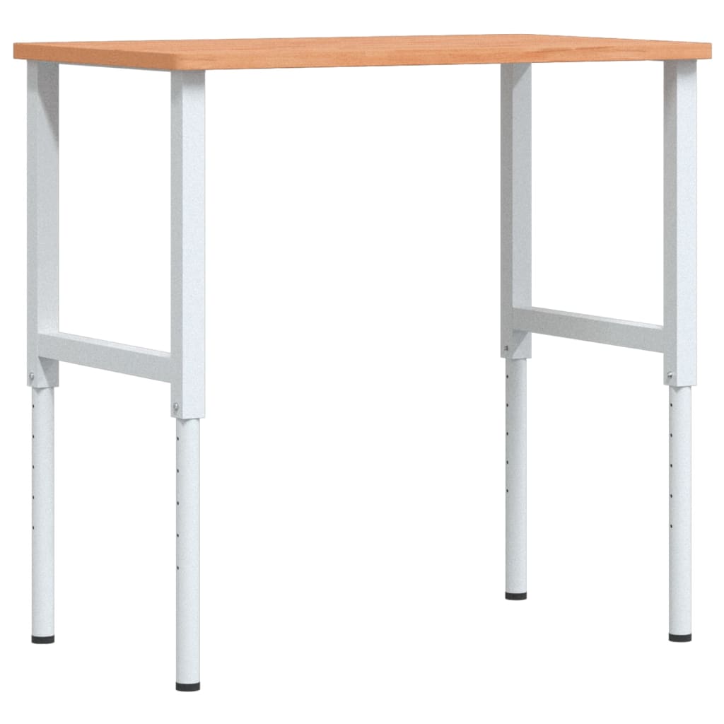 vidaXL Banc lucru 100x60x(71,5-98) cm lemn masiv fag, dreptunghiular vidaXL Banc lucru 100x60x(71,5-98) cm lemn masiv fag, dreptunghiular