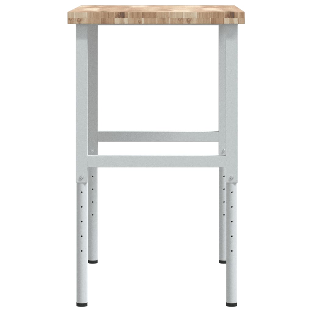 vidaXL Banc lucru 100x60x(73-99,5) cm lemn masiv acacia dreptunghiular
