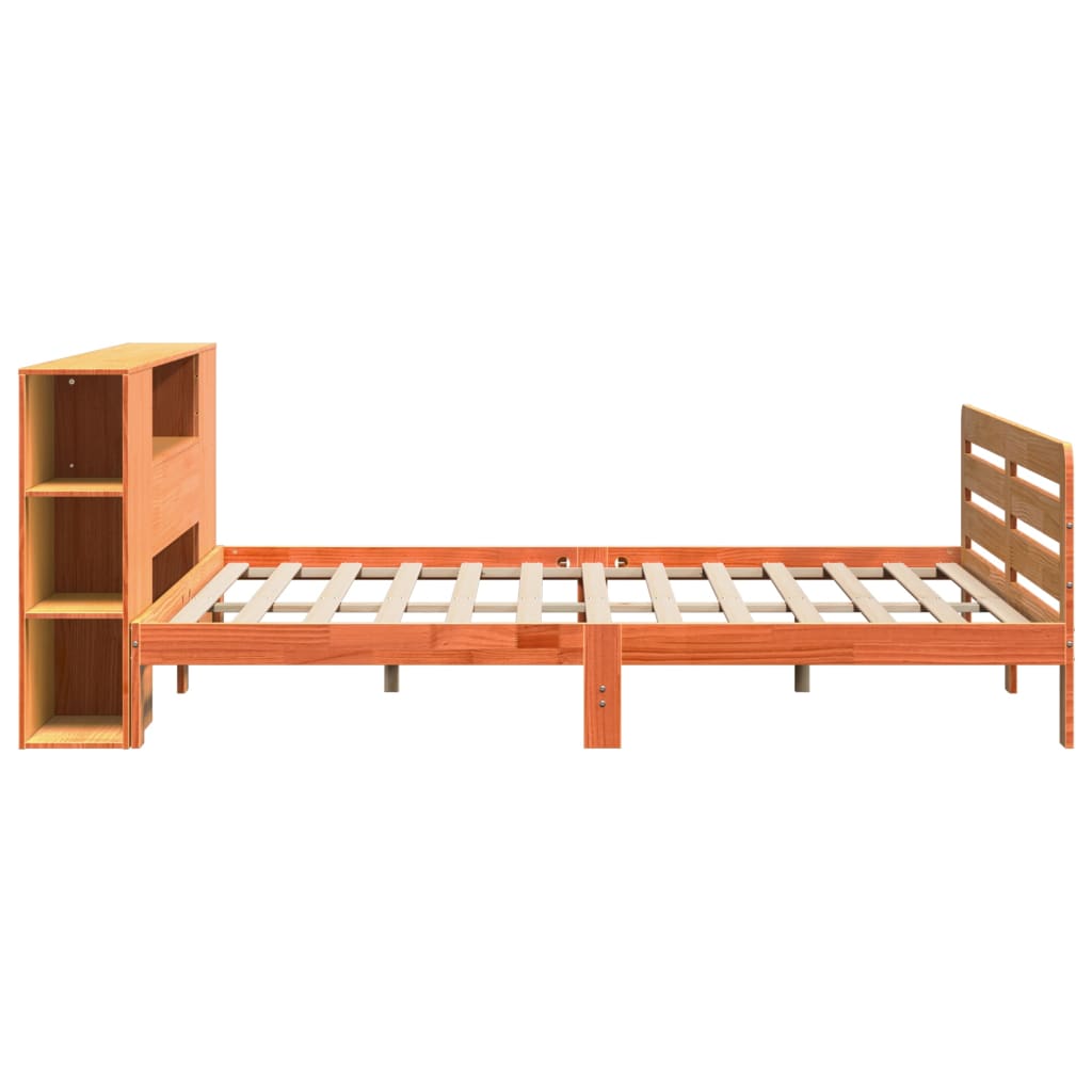 vidaXL Cadru de pat fără saltea, maro ceruit 200x200 cm lemn masiv pin vidaXL Cadru de pat fără saltea, maro ceruit 200x200 cm lemn masiv pin
