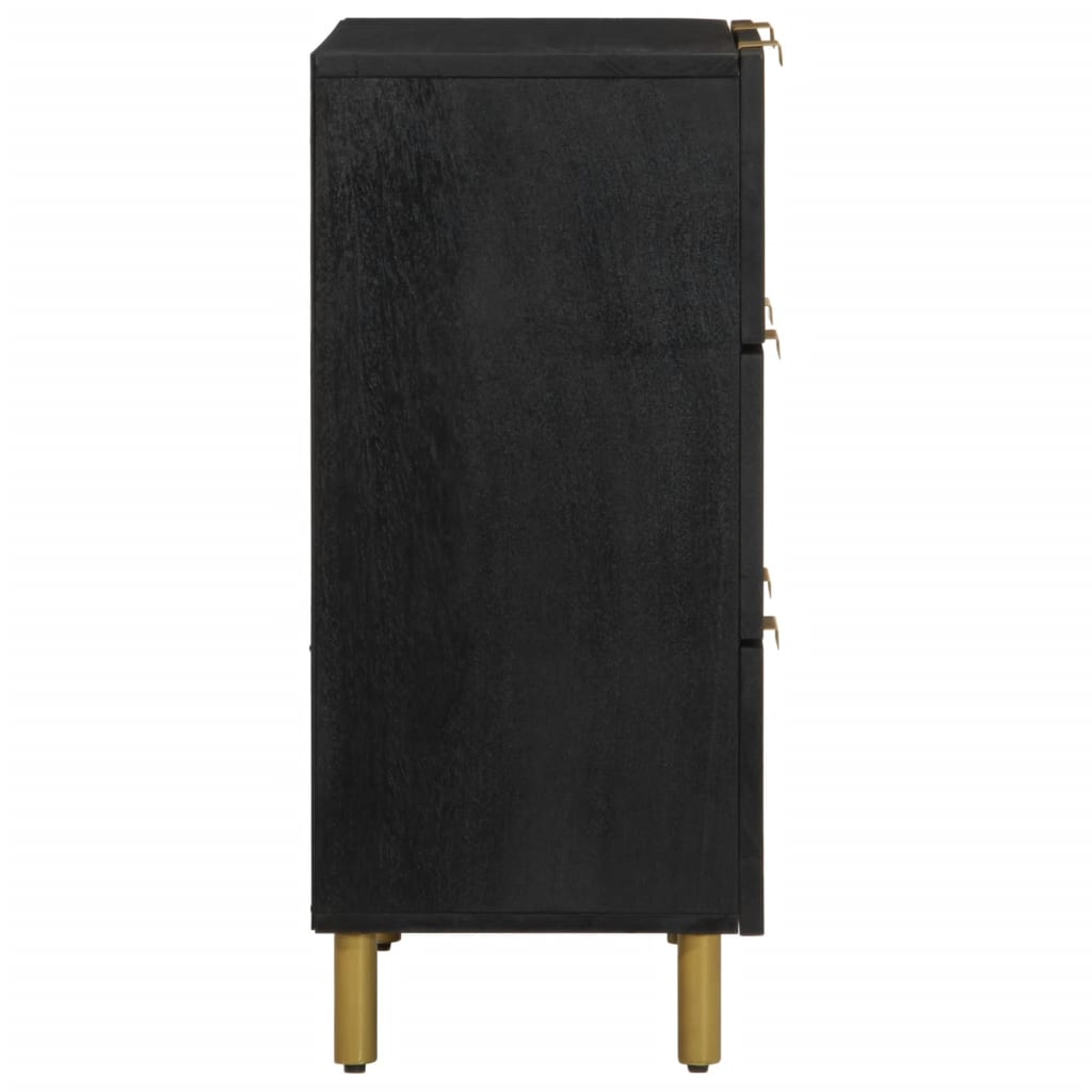 vidaXL Dulapuri, 2 buc., negru, 60x33x75 cm, lemn prelucrat vidaXL Dulapuri, 2 buc., negru, 60x33x75 cm, lemn prelucrat