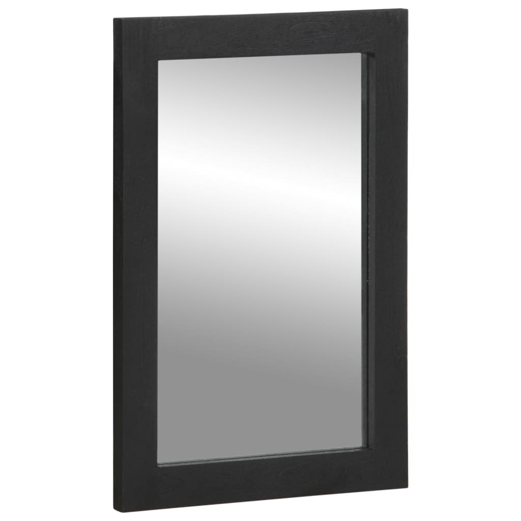 vidaXL Set mobilier de baie, 3 piese, negru, lemn compozit vidaXL Set mobilier de baie, 3 piese, negru, lemn compozit